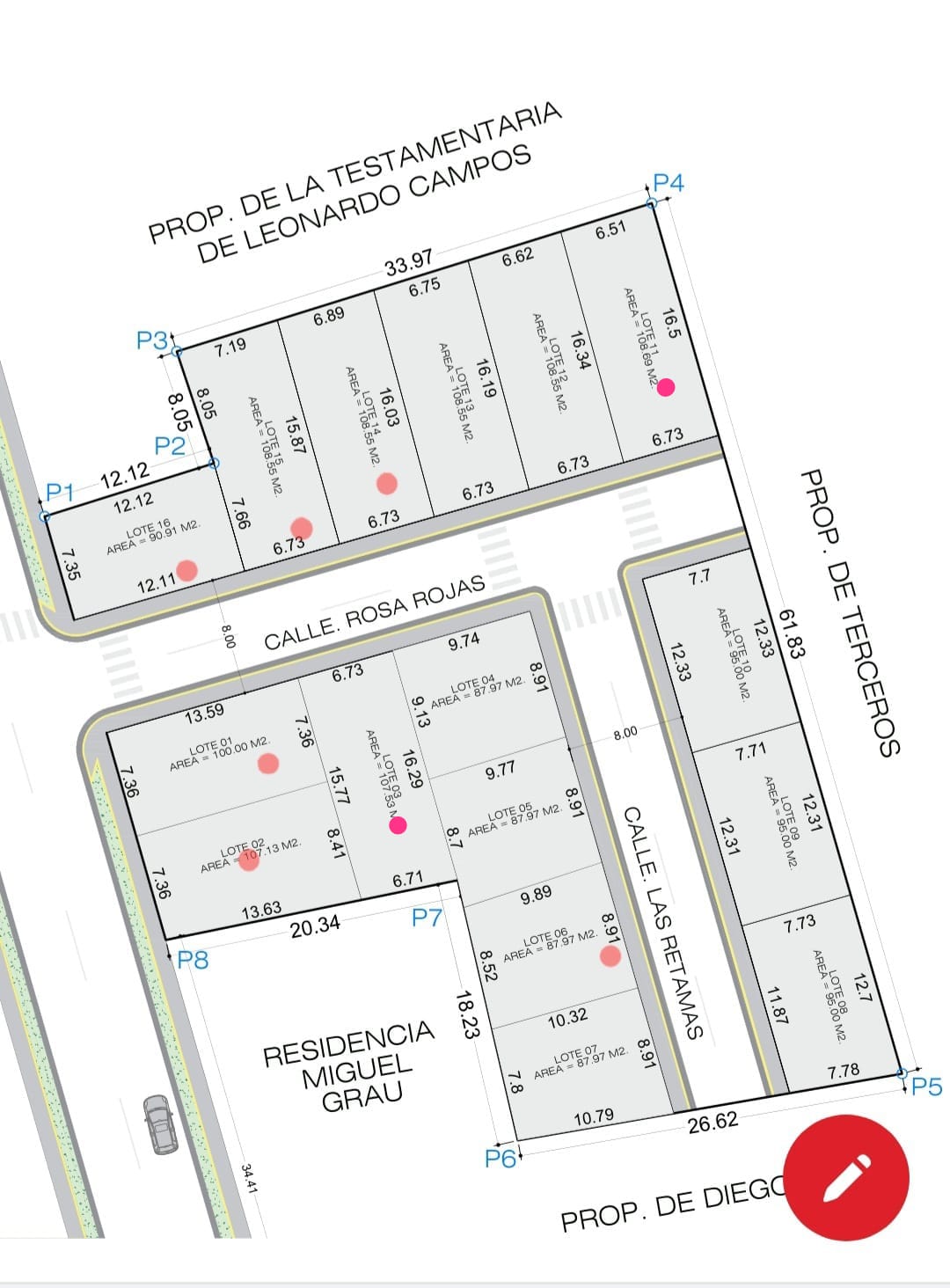 Plano de lotización